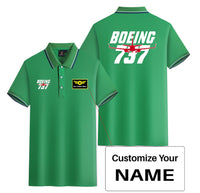 Thumbnail for Amazing Boeing 737 Designed Stylish Polo T-Shirts (Double-Side)