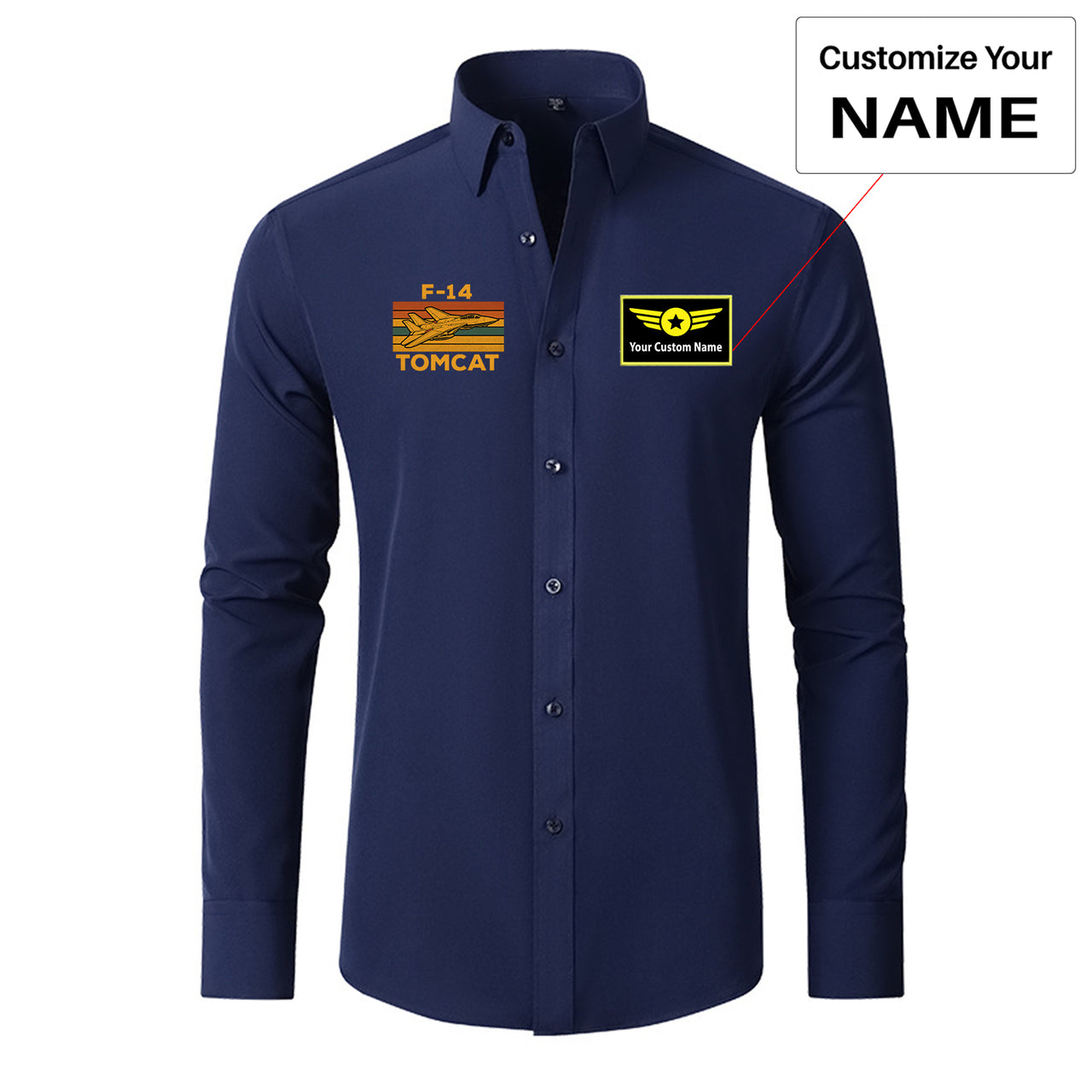 Retro F-14 TOMCAT Designed Long Sleeve Shirts