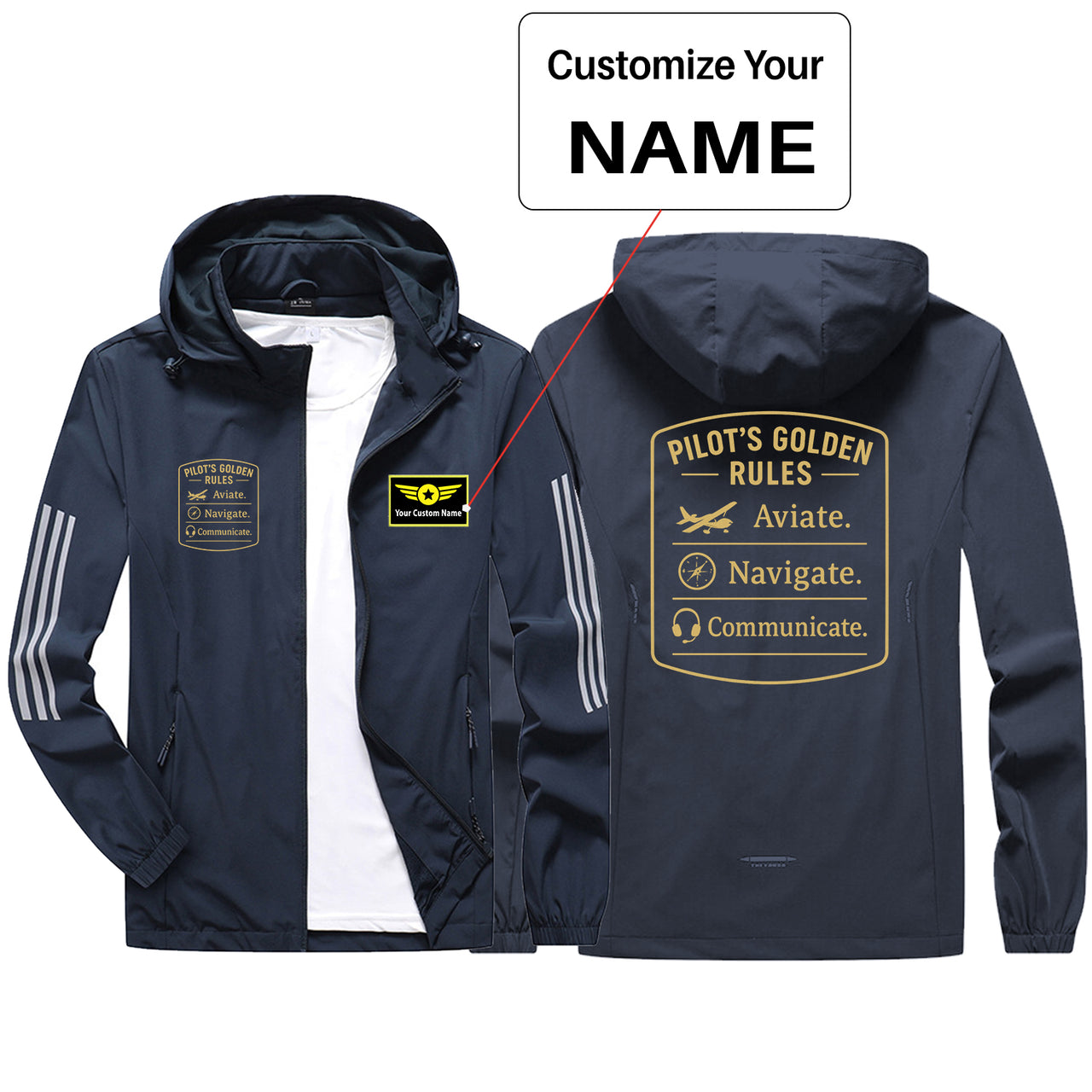 Pilot's Golden Rules Design Sport & Running Jackets