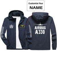Thumbnail for Airbus A330 & Plane Sport & Running Jackets