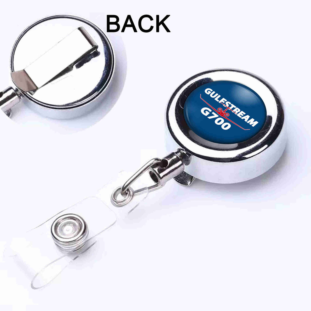 Amazing Gulfstream G700 Designed Retractable ID Card Badge