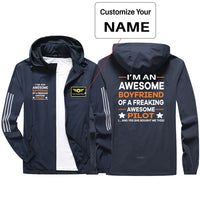 Thumbnail for I am an Awesome Boyfriend Sport & Running Jackets