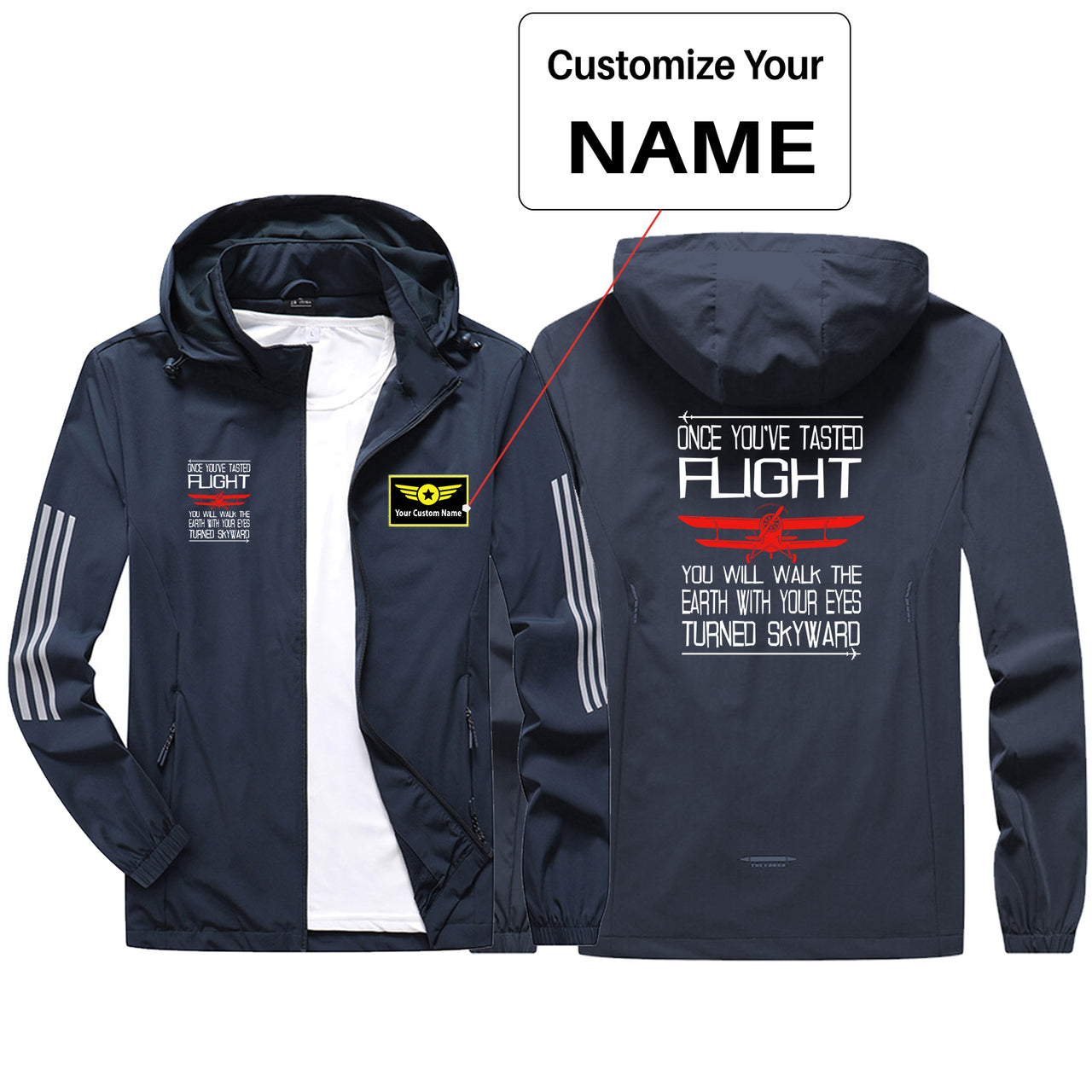 Once You've Tasted Flight Sport & Running Jackets