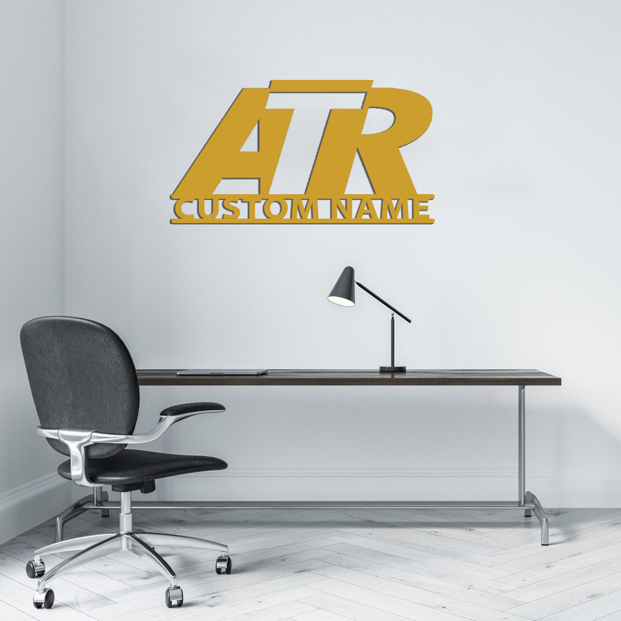 ATR & Text Designed Wall Metal Signs