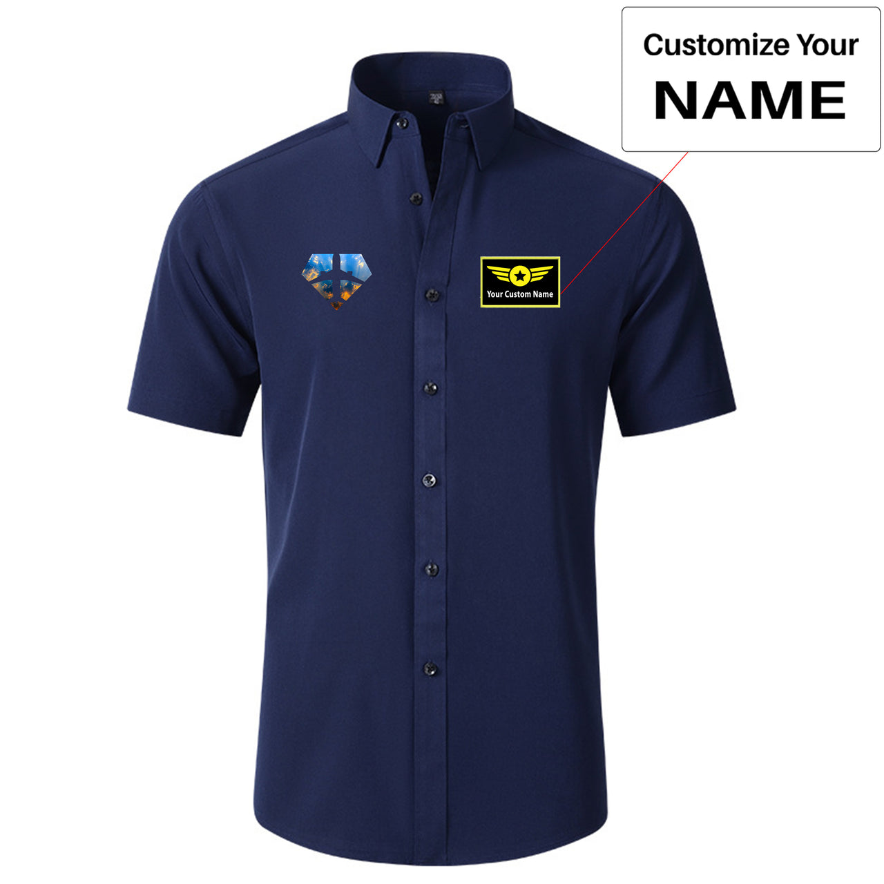 Supermen of The Skies (Sunrise) Designed Short Sleeve Shirts
