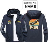 Thumbnail for Retro Fighter Jet F15 Design Sport & Running Jackets