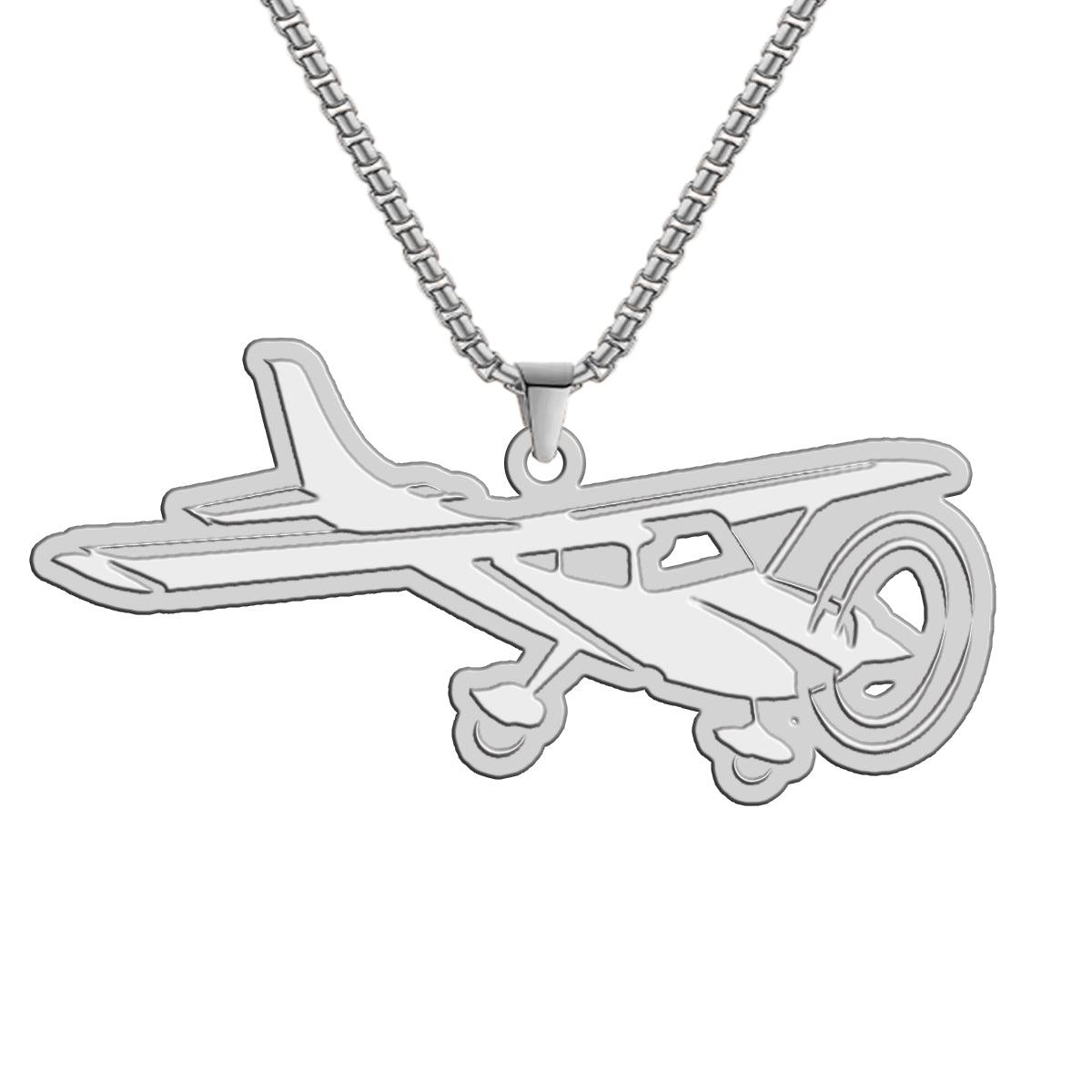Cessna Aeroclub Designed Hollow Necklace