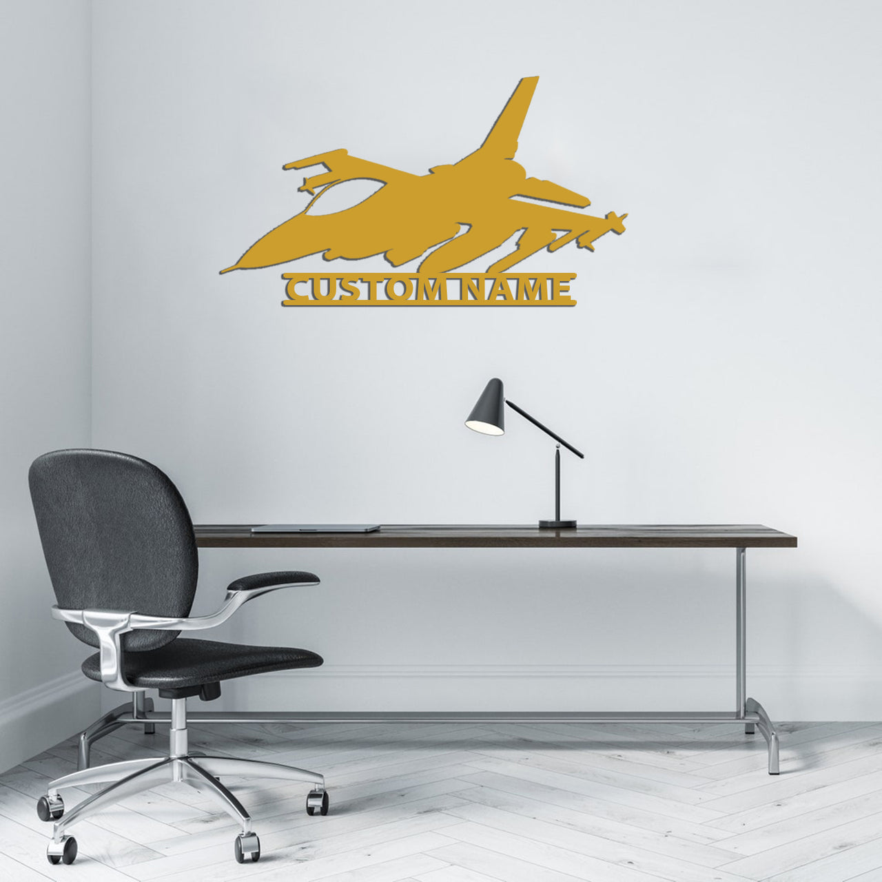 Amazing Fighter Jet (FL-16) Designed Wall Metal Signs