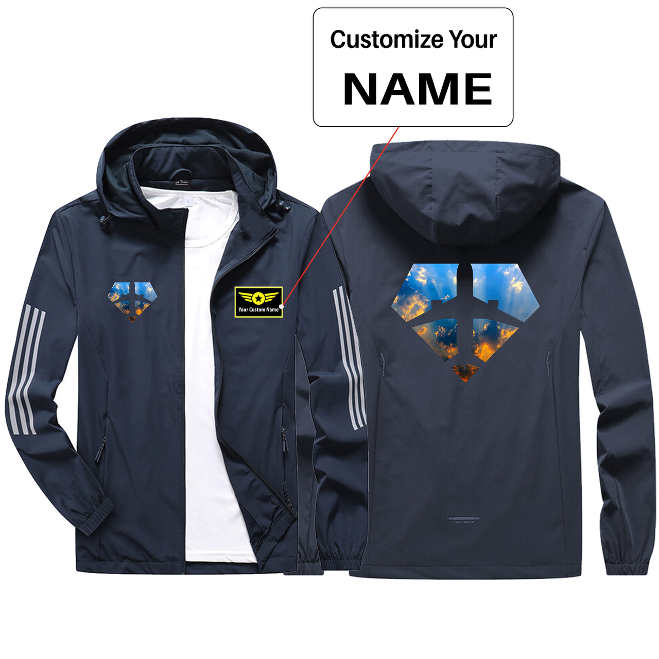 Supermen of The Skies (Sunrise) Sport & Running Jackets