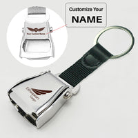 Thumbnail for Ethiopian Airlines Designed Airplane Seat Belt Key Chains
