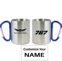 Thumbnail for 767 Flat Text Designed Stainless Steel Outdoors Mugs