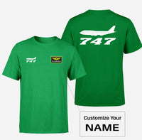 Thumbnail for Boeing 747 - Queen of the Skies Designed Double-Side T-Shirts