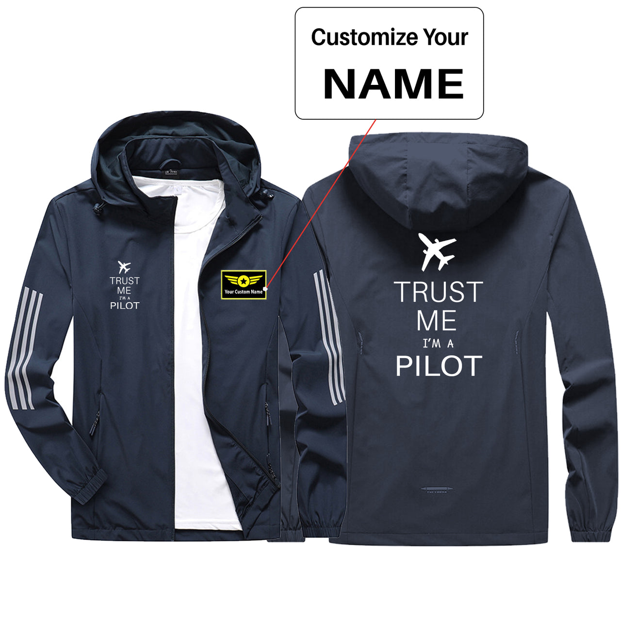 Trust Me I'm a Pilot 2 Sport & Running Jackets