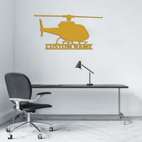 Thumbnail for Helicopter Designed Wall Metal Signs
