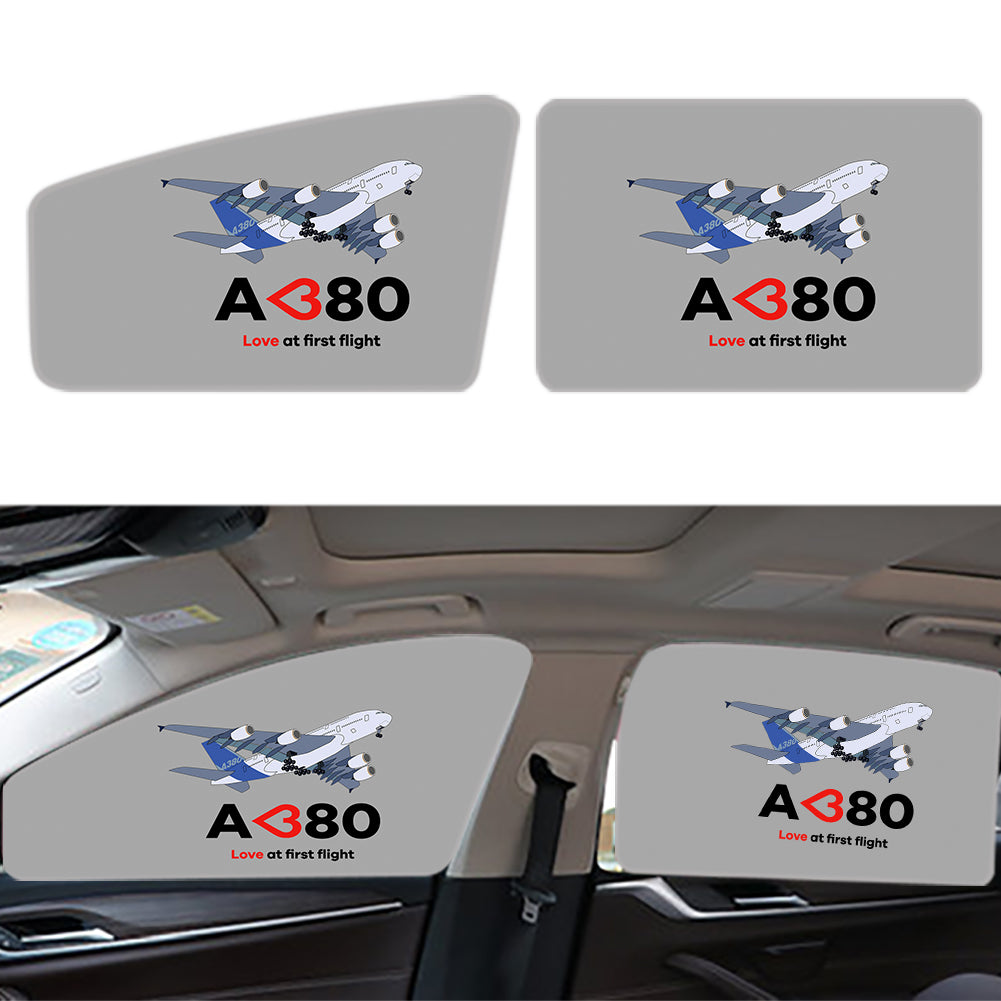 Airbus A380 Love at first flight Designed Car Sun Shade (Side window)