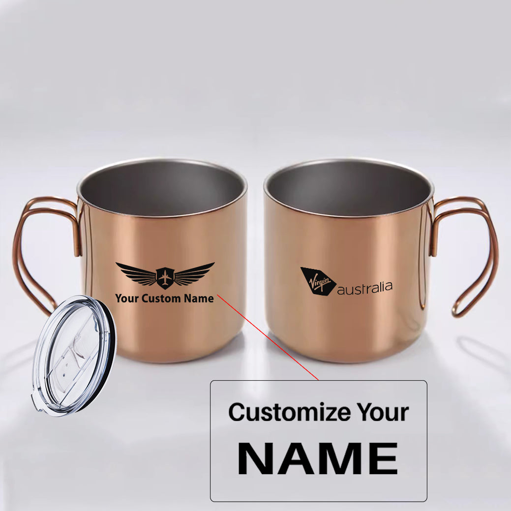 Virgin Atlantic- Airlines Designed Stainless Steel Portable Mugs