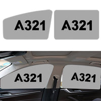 Thumbnail for A321 Flat Text Designed Car Sun Shade (Side window)