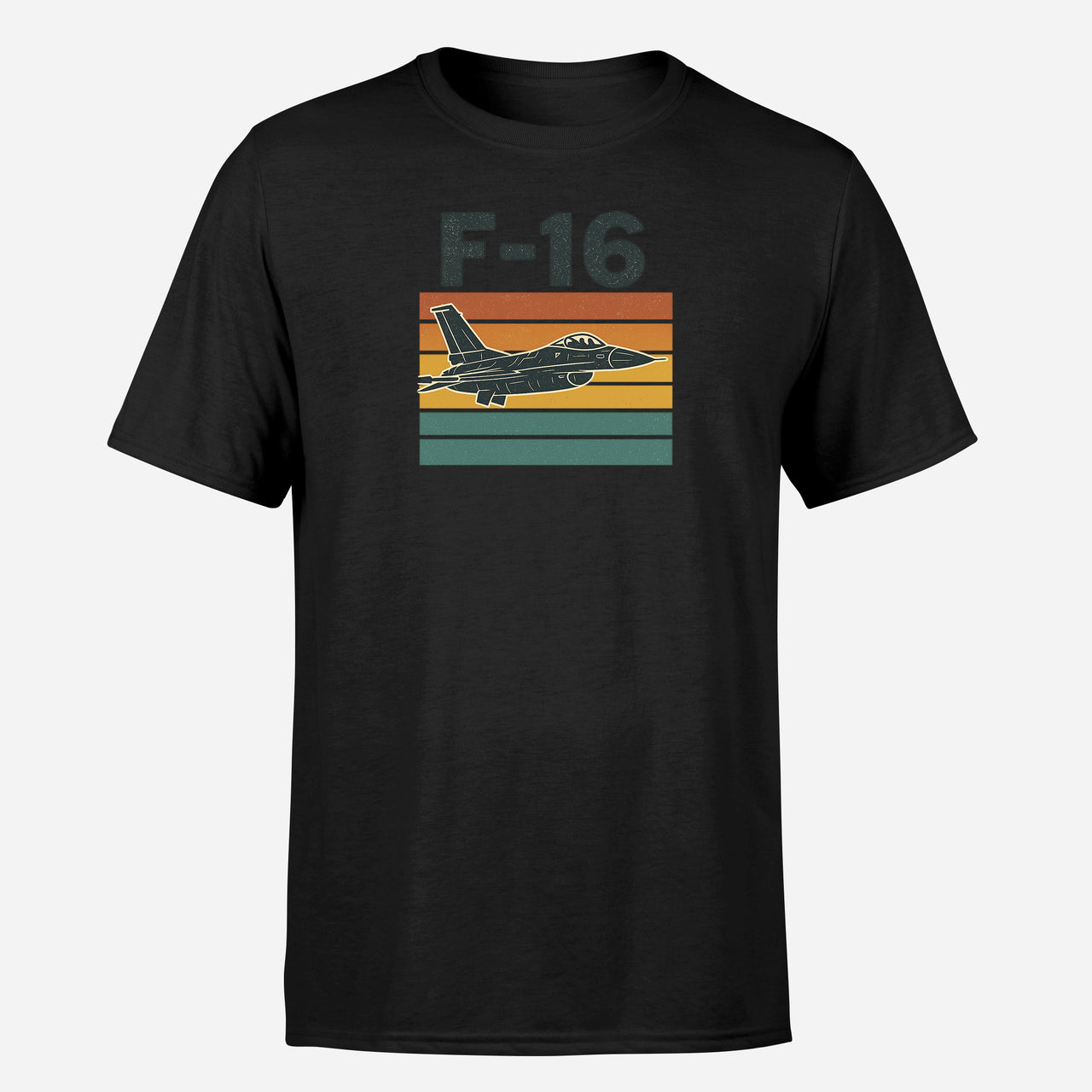Retro Fighter Jet F16 Design Super Quality T-Shirts