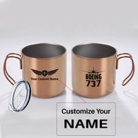 Thumbnail for Boeing 737 & Plane Designed Stainless Steel Portable Mugs