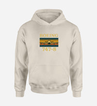 Thumbnail for Retro Boeign 747-8 Designed Hoodies