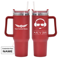 Thumbnail for AV8R 2 Designed 40oz Stainless Steel Car Mug With Holder