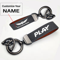 Thumbnail for Play Airlines Design Horseshoe Buckle Key Chains