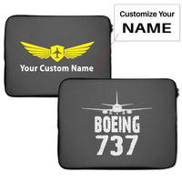 Thumbnail for Boeing 737 & Plane Designed Laptop & Tablet Cases