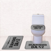 Thumbnail for Diamond DA42 & Plane Designed Toilet Seat Cover Three-piece Set