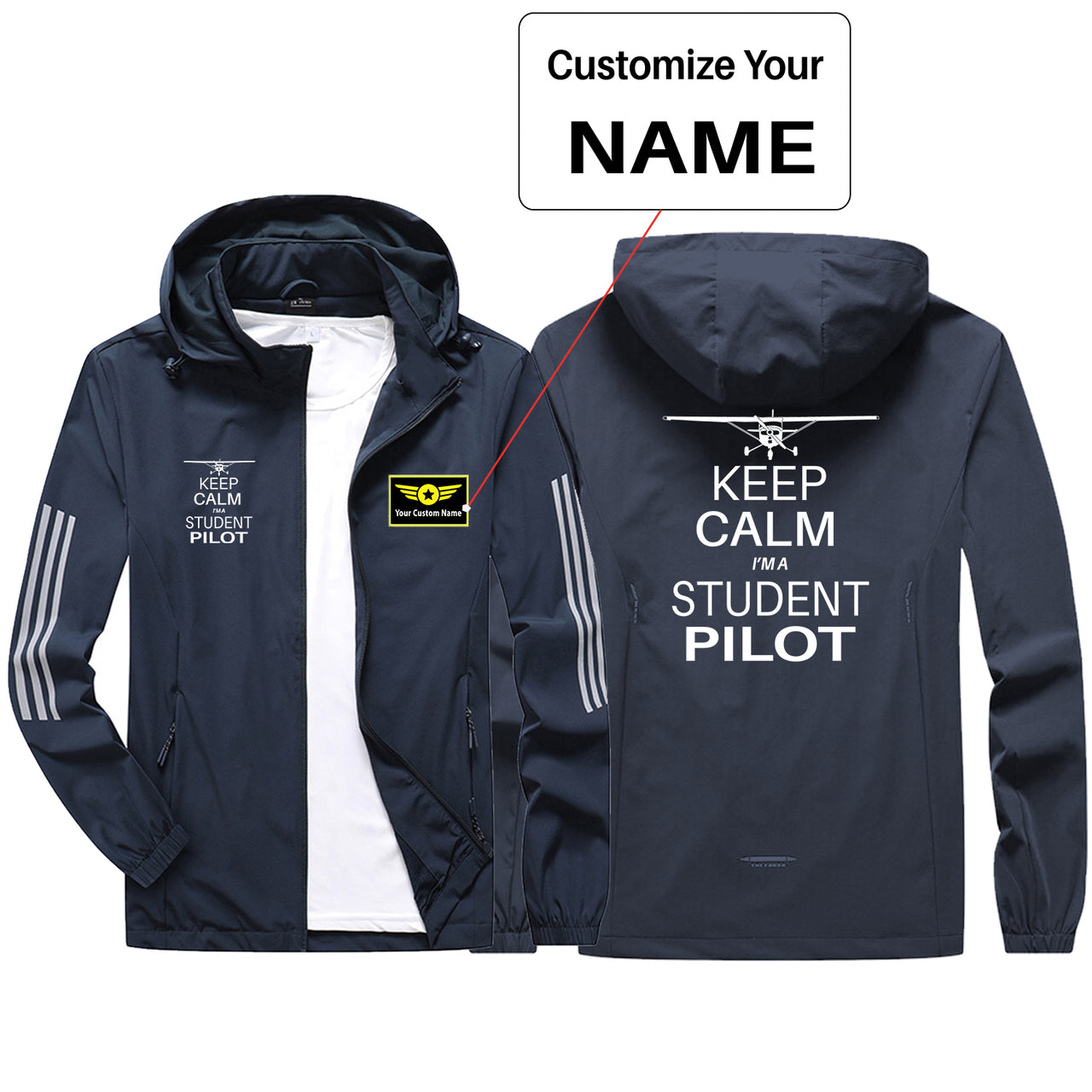 Student Pilot Sport & Running Jackets