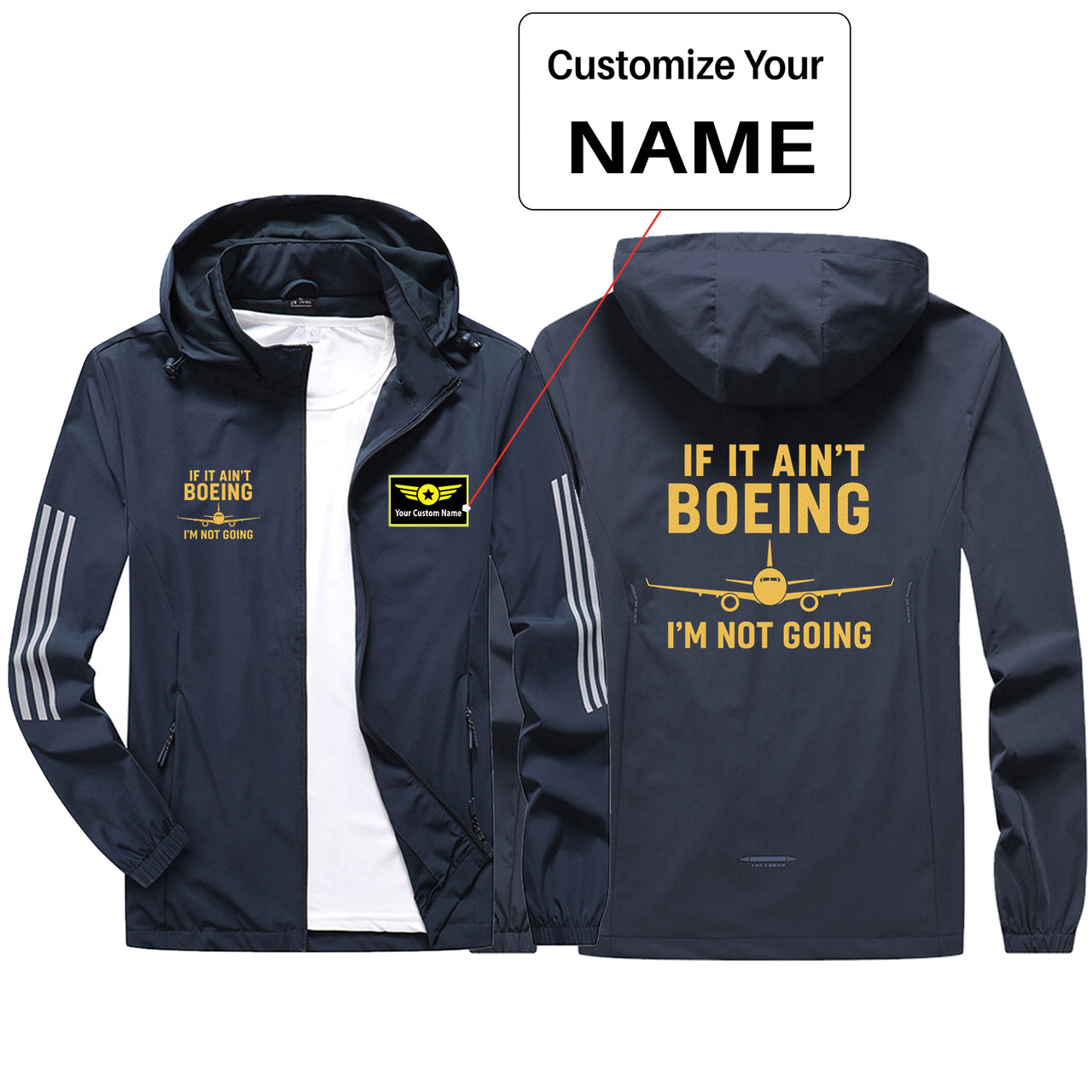 Special If It Ain't Boeing I'm Not Going! Design Sport & Running Jackets