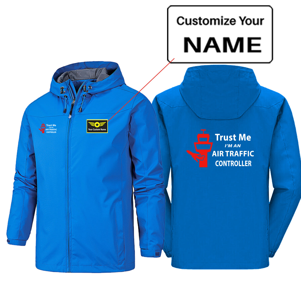 Trust Me I'm an Air Traffic Controller Designed Rain Jackets & Windbreakers