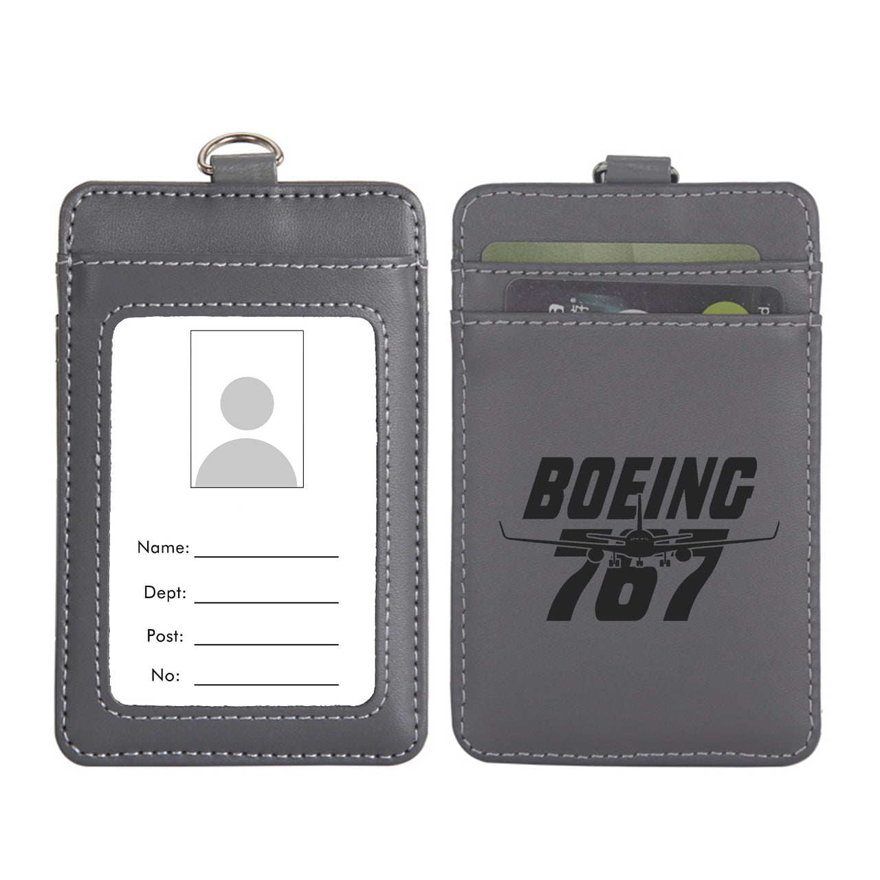 Amazing Boeing 767 Designed ID Card Holder