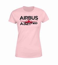 Thumbnail for Amazing Airbus A321neo Designed Women T-Shirts