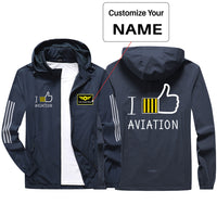 Thumbnail for I Like Aviation Sport & Running Jackets