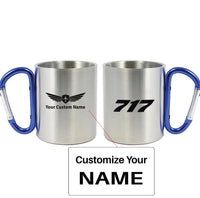 Thumbnail for 717 Flat Text Designed Stainless Steel Outdoors Mugs