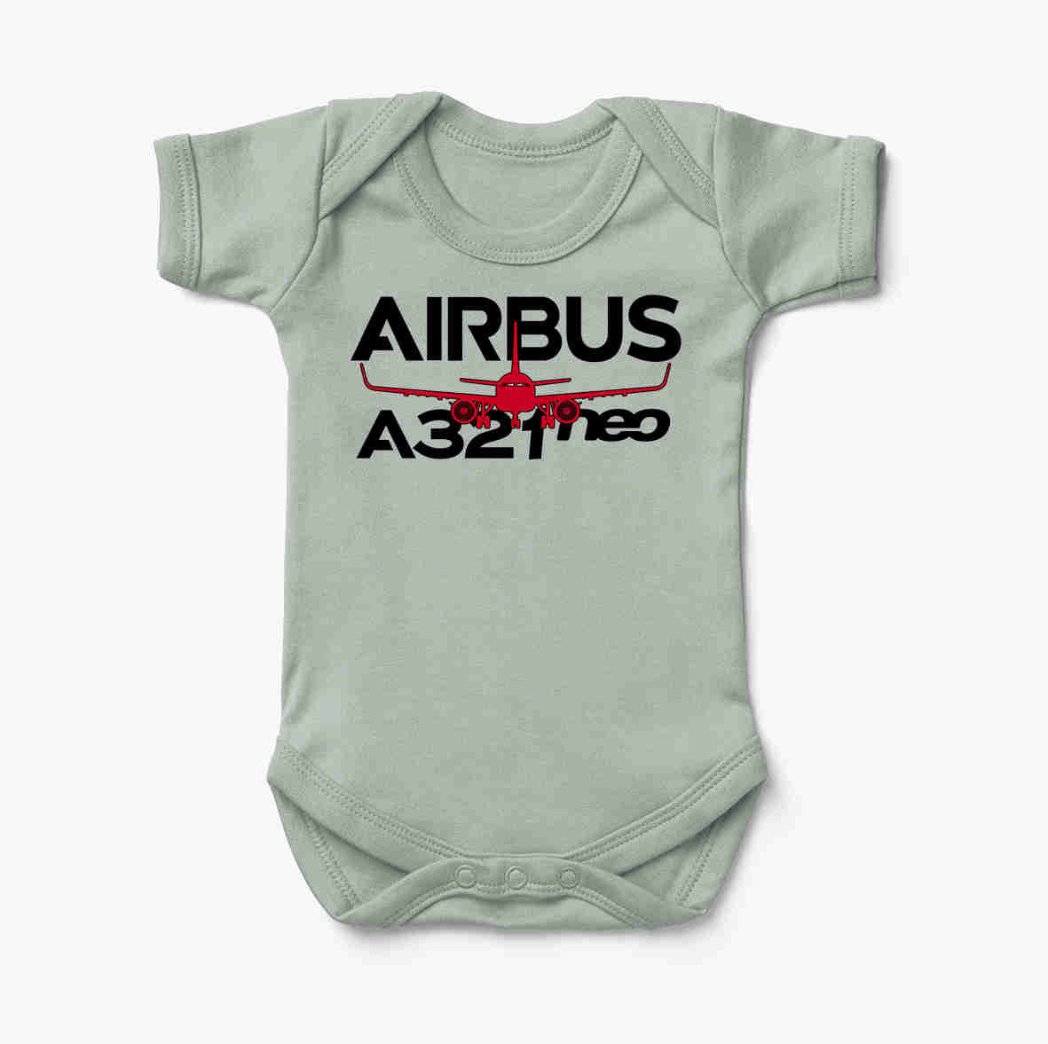 Amazing Airbus A321neo Designed Baby Bodysuits
