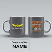 Thumbnail for Airline Pilot Label Designed Ceramic White Mugs