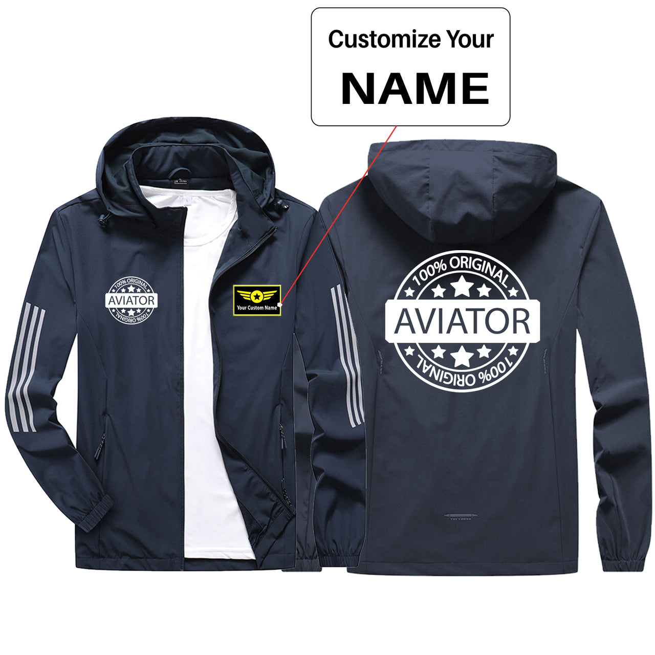 %100 Original Aviator Sport & Running Jackets
