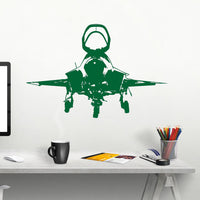 Thumbnail for Face to Face with Fighter Jet 35 Designed Wall Sticker