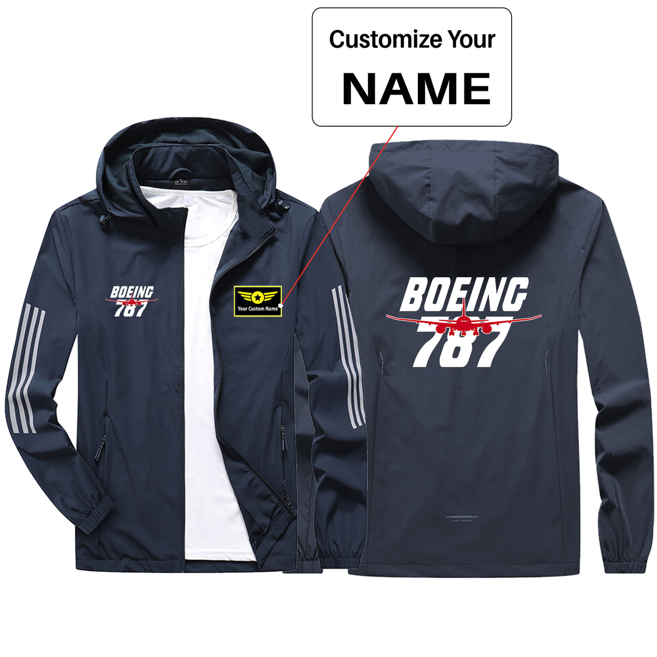 Amazing Boeing 787 Sport & Running Jackets