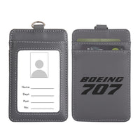 Thumbnail for Boeing 707 & Text Designed ID Card Holder