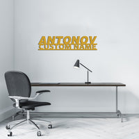 Thumbnail for Antonov & Text Designed Wall Metal Signs