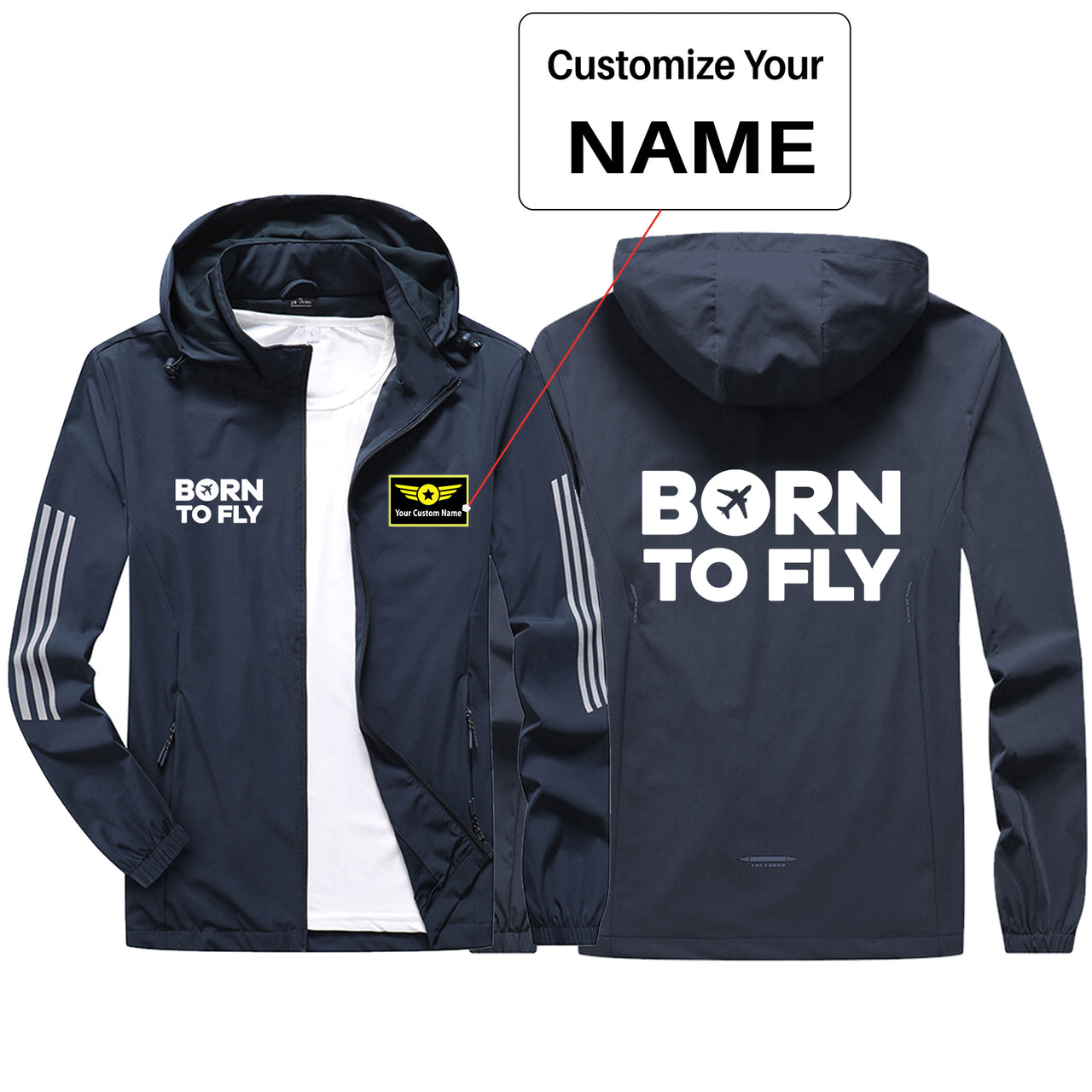 Born To Fly Special Sport & Running Jackets