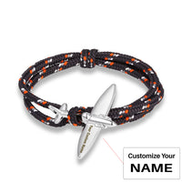 Thumbnail for (Edition 4) - Thinner & Small Airplane Designed Bracelets Silver (Adjustable)