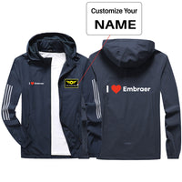Thumbnail for I Love Embraer Sport & Running Jackets