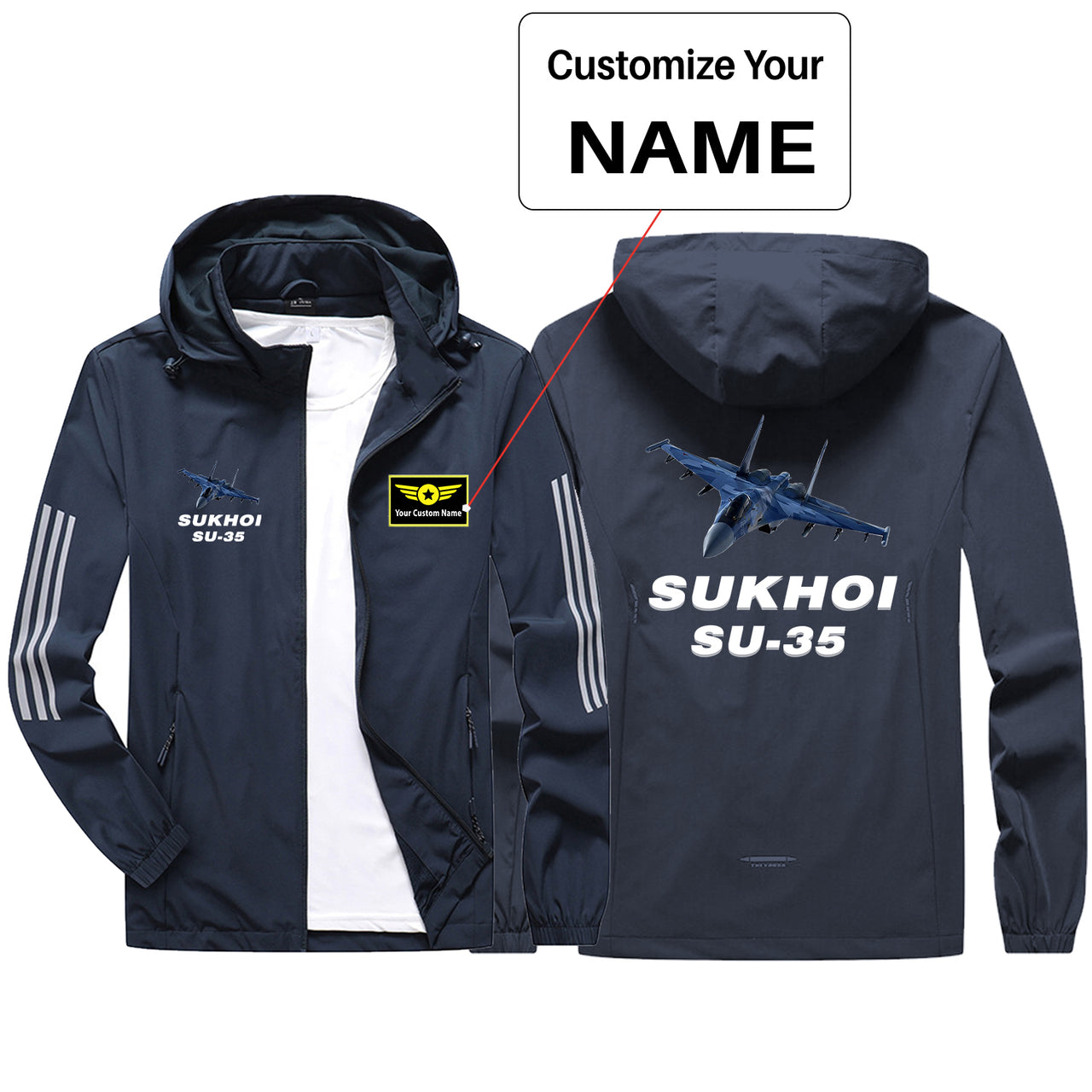 The Sukhoi SU-35 Sport & Running Jackets