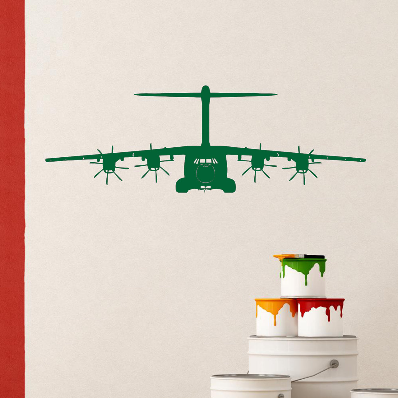 Airbus A400M Designed Wall Sticker