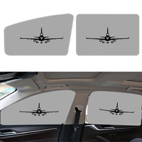 Thumbnail for McDonnell Douglas MD-11 Silhouette Plane Designed Car Sun Shade (Side window)