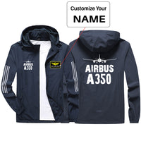 Thumbnail for Airbus A350 & Plane Sport & Running Jackets