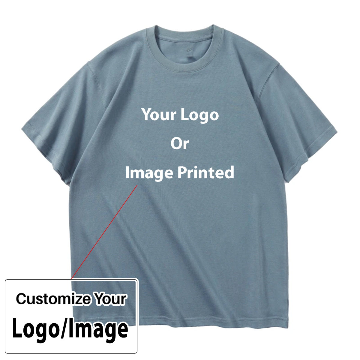 Custom Design Image Logo Designed Relax Fit Relax Fit T-Shirts